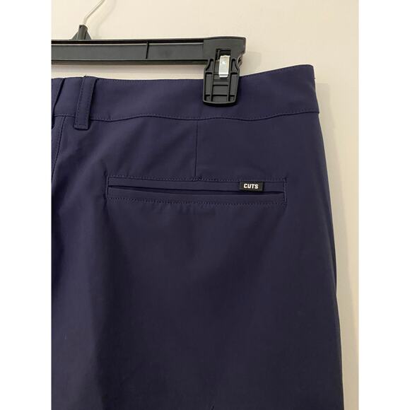 NWOT Cuts Men’s Shorts 6” inch Inseam Athletic Size 26 Dark Navy Blue - Picture 7 of 7